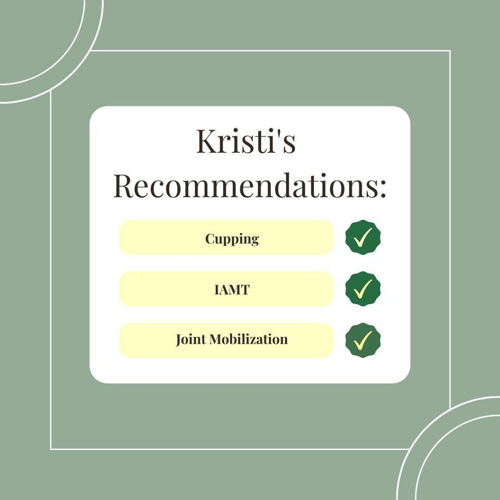 Kristis Therapy Recommendations